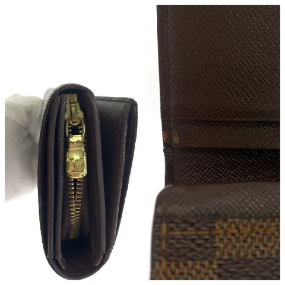 Louis Vuitton Vintage Pre-owned Canvas wallets Brown Dames