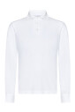polo-en-coton-blanc-ss25