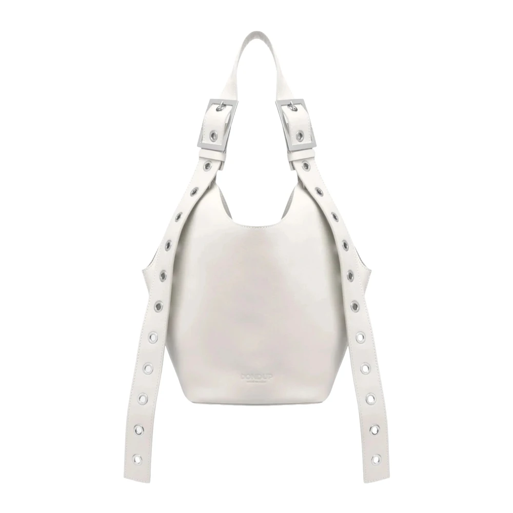 Dondup Women's White Small Hobo - Shoulder Bags - One Size - Bags