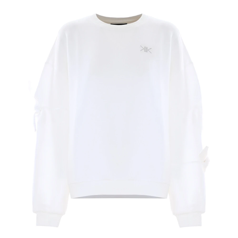 Kocca Minimalist Logo Sweatshirt White Dames