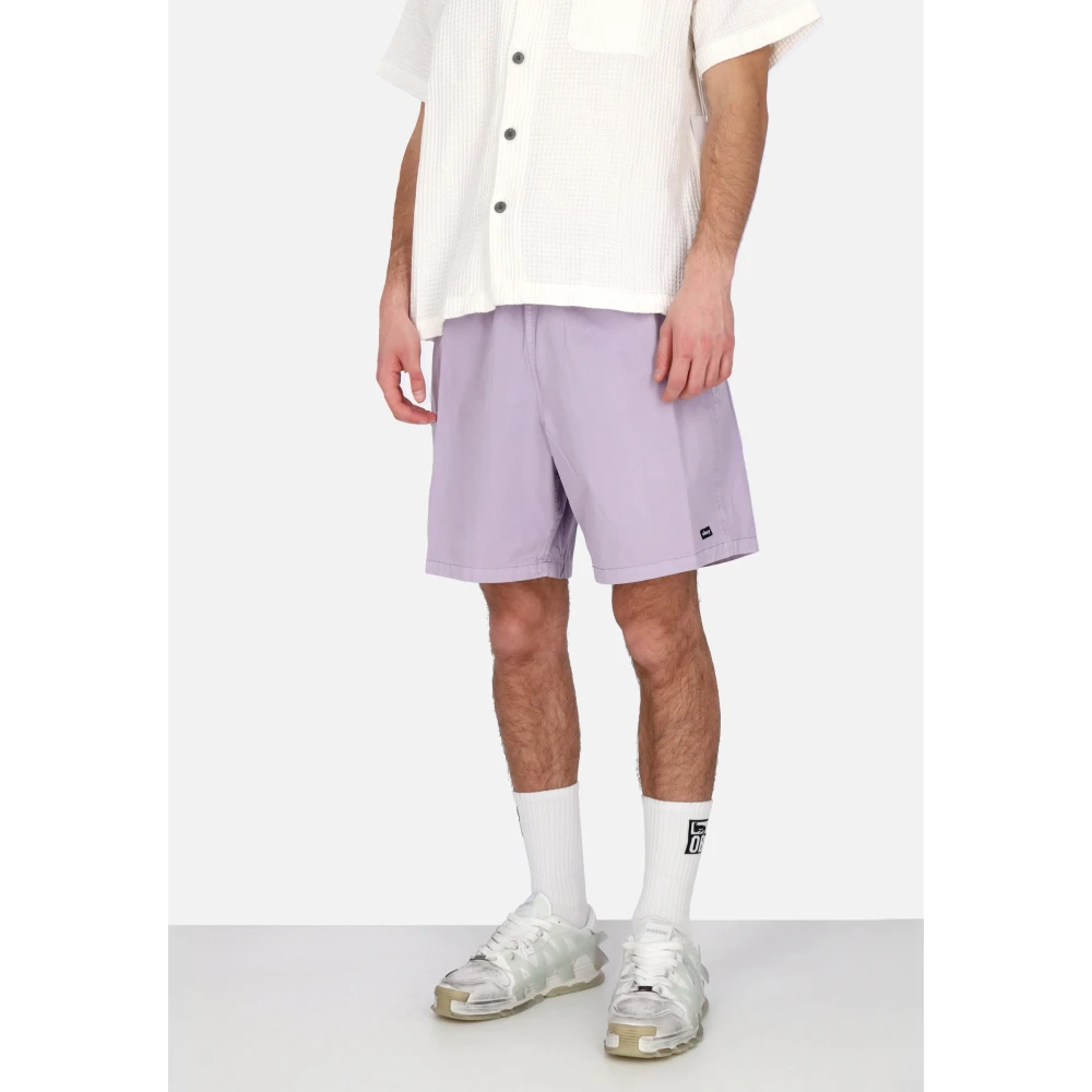 Obey Pigment Trail Korte Broek Purple Heren