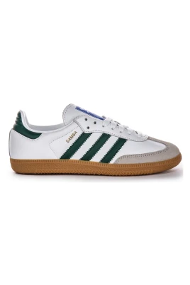 Samba OG Vita Gröna Sneakers
