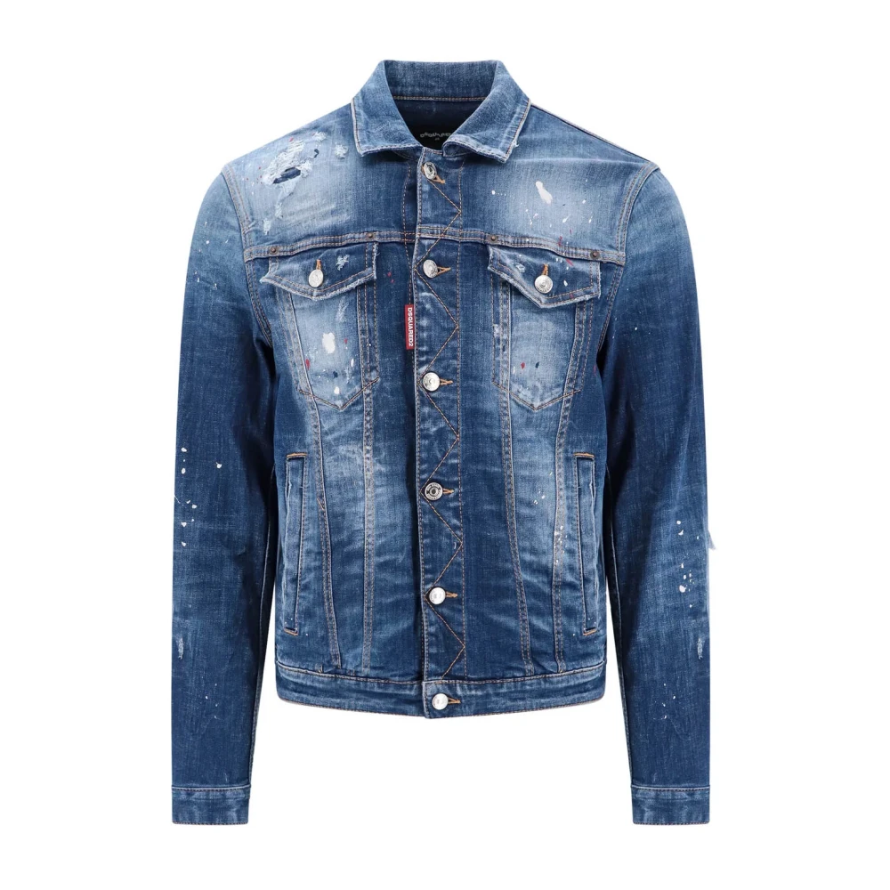 Jackets > Denim Jackets - - Dsquared2 - Modalova