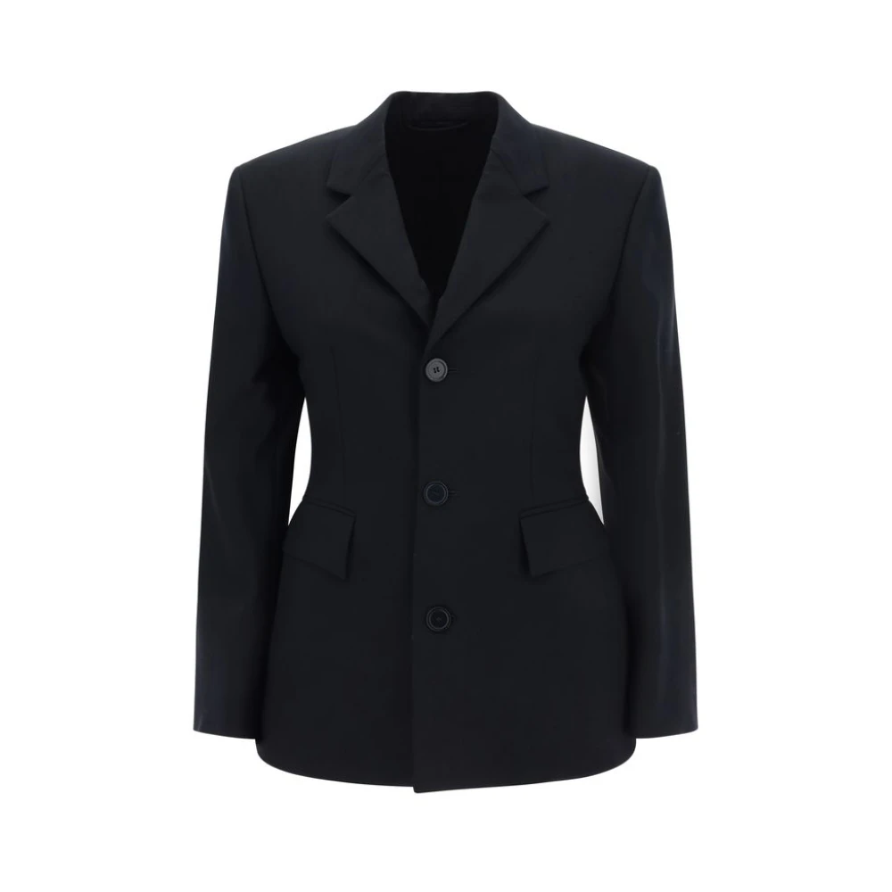 Balenciaga Zandloper Blazer Jas Black Dames