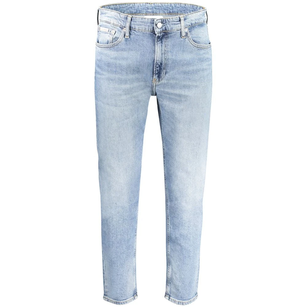 Calvin Klein Lichtblauwe Katoenen Jeans & Broek Blue Heren