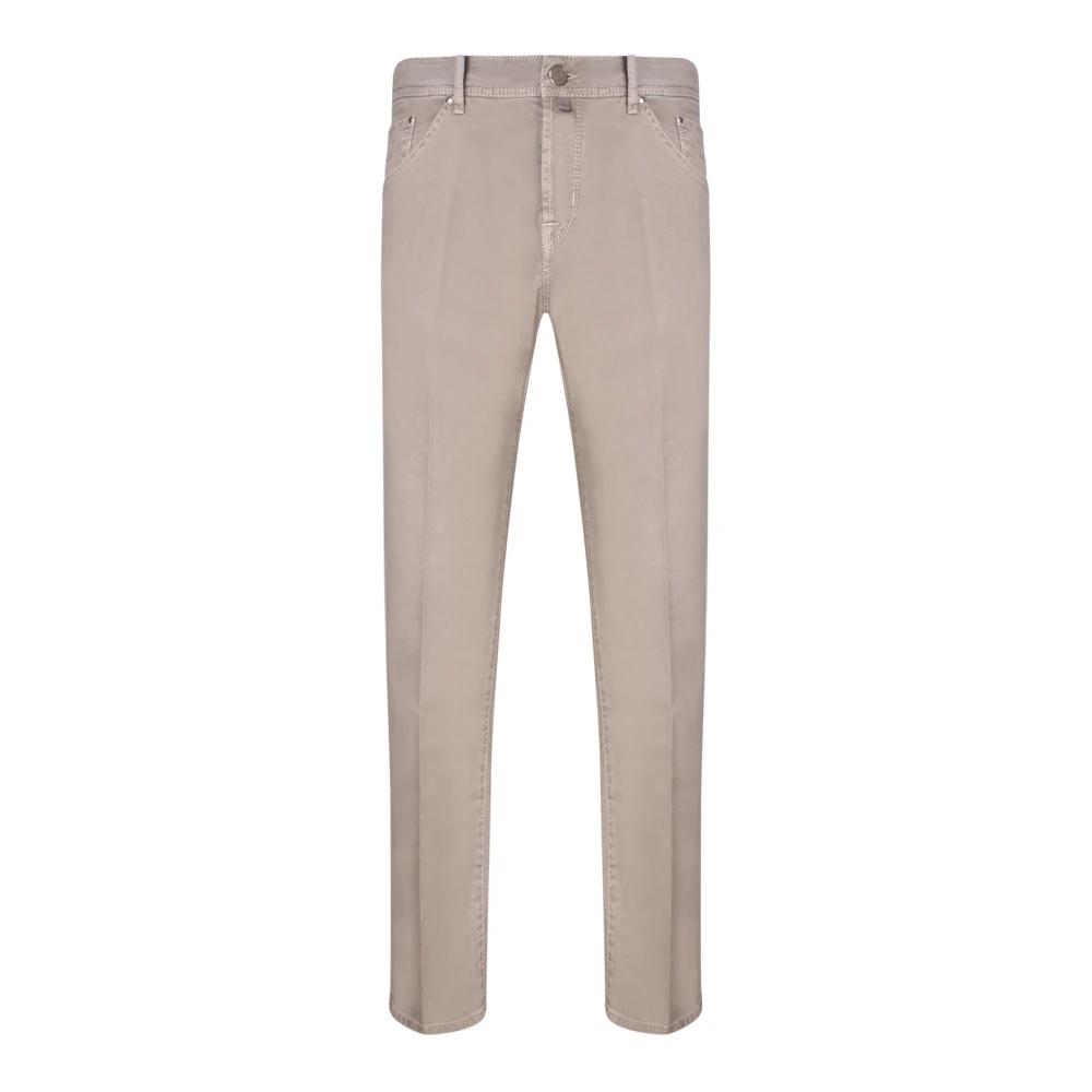 Jacob Cohën Beige Slim-Fit Trousers - Male - Slim Fit Jeans - W38 - Jeans