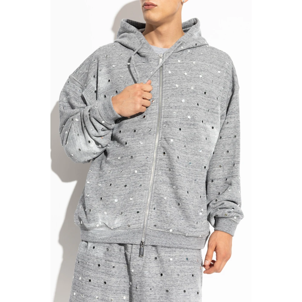 Dsquared2 Hoodie Gray Heren