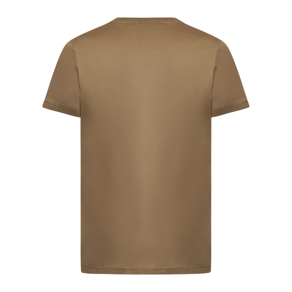 Low Brand Bruine T-shirts en Polos Collectie Brown Heren