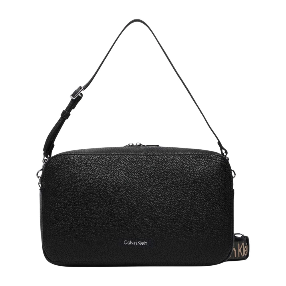 Calvin Klein Webbing 2X Strap Lg Camera Bag - Female - Cross Body Bags - Black - One Size - Bags - Image 2