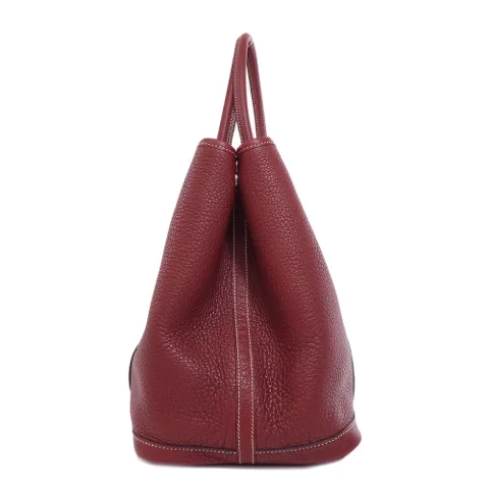 Hermès Vintage Pre-owned Fabric handbags Red Dames