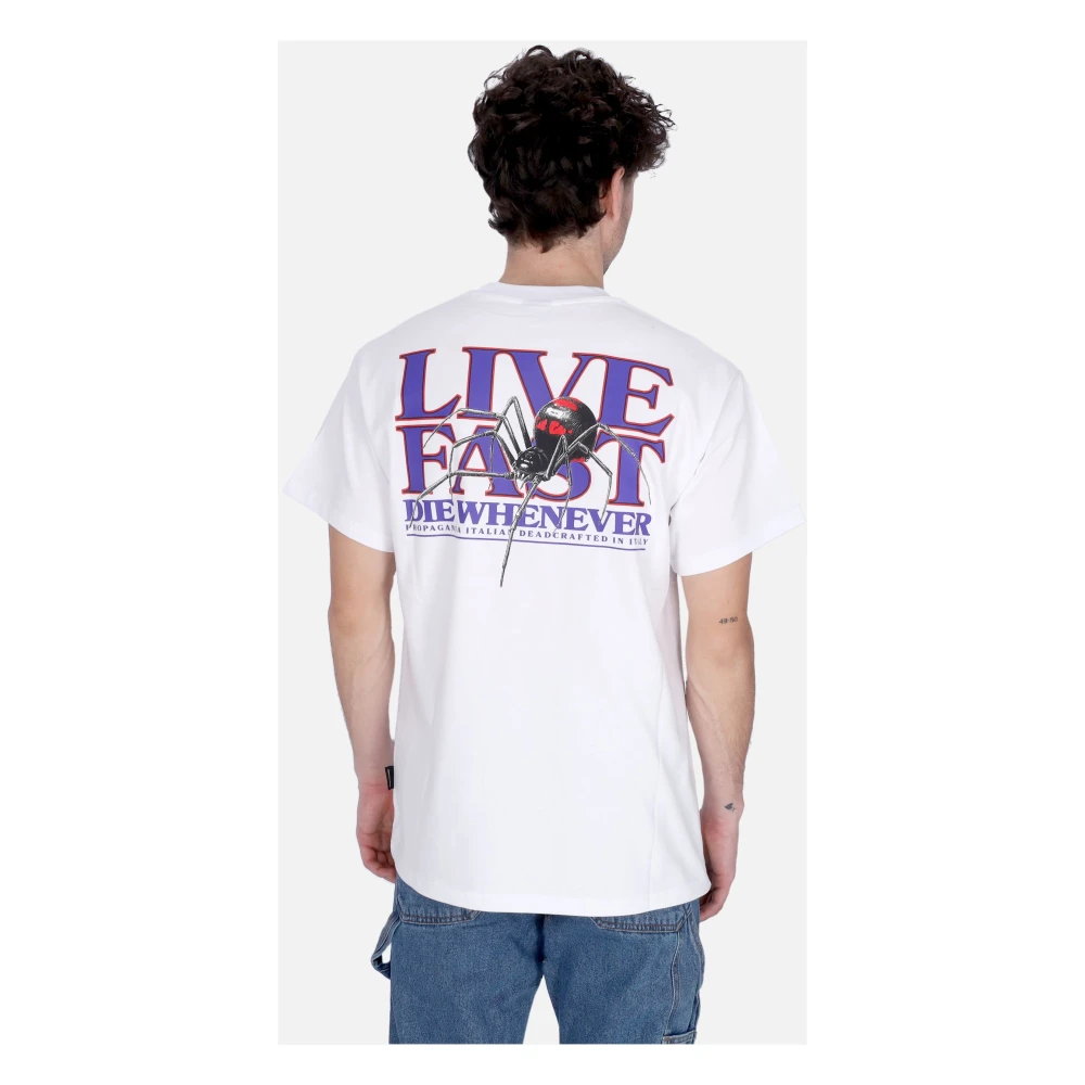 Propaganda Snel Leven Tee Wit Sweater White Heren