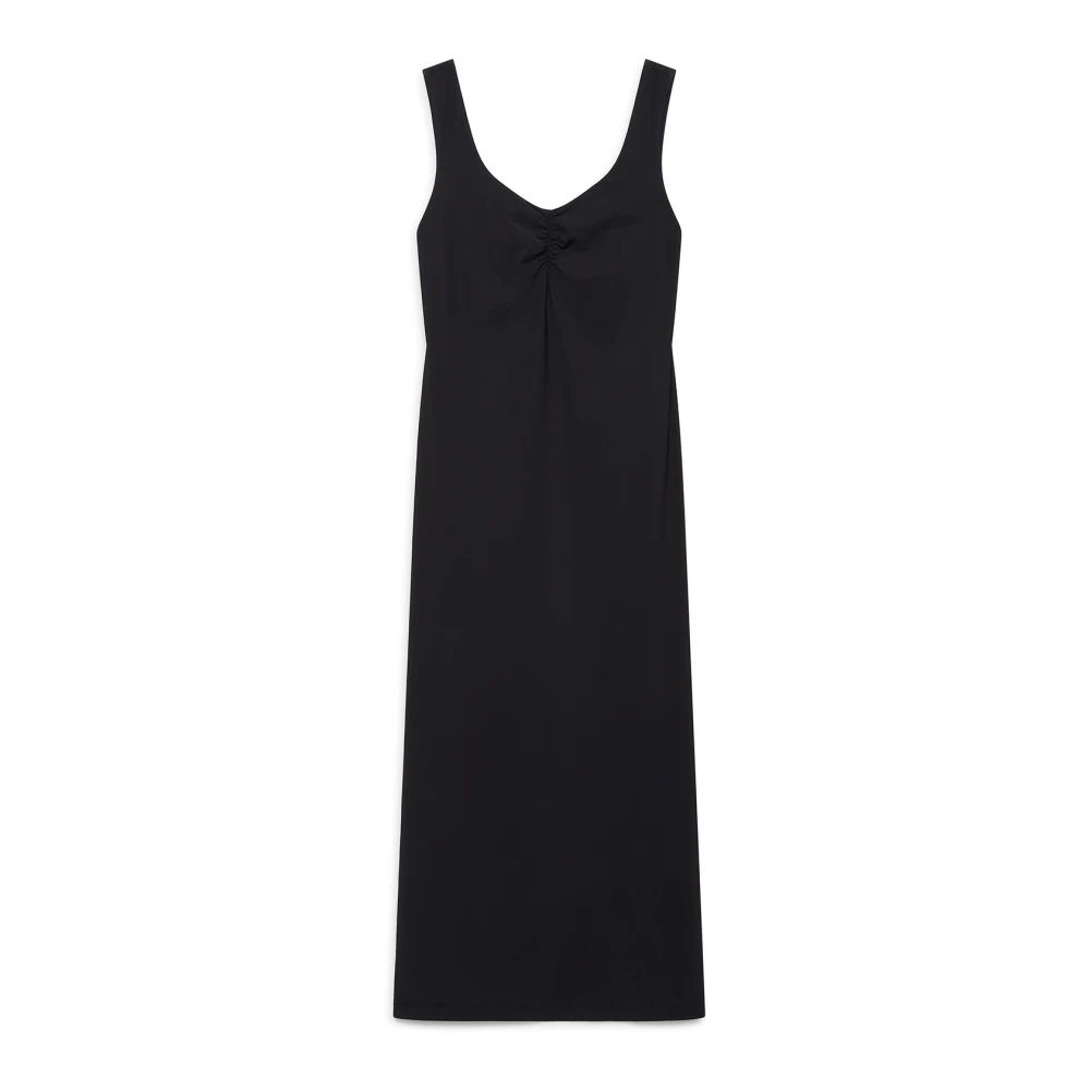 Maliparmi Zachte Jersey Jurk Black Dames