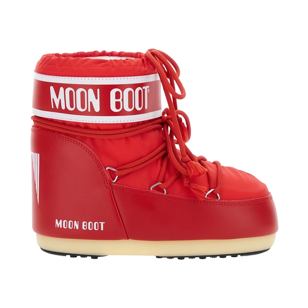 Moon Boot Icon Low Boots - Female - Winter Boots - Red - 3 Uk - Shoes