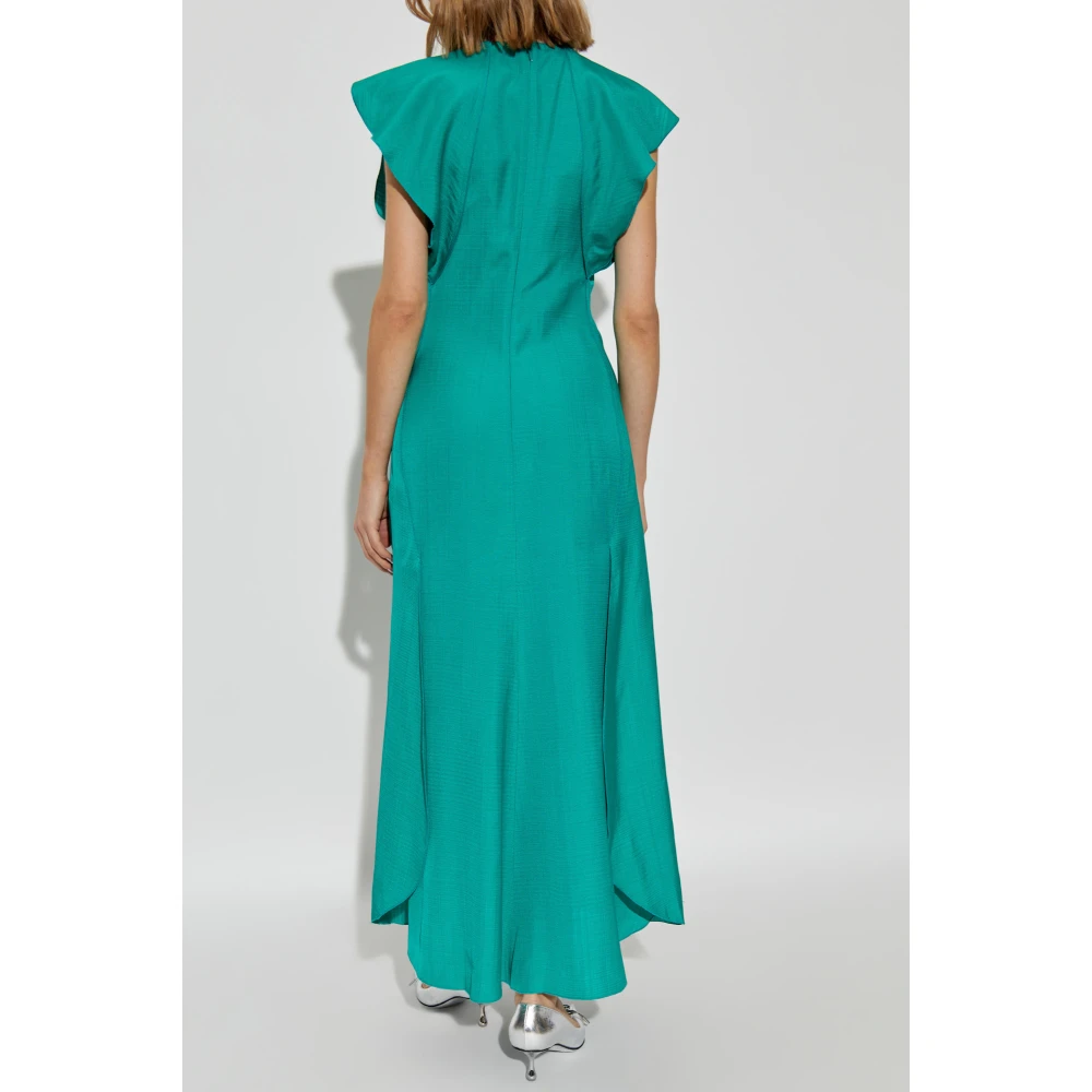 Victoria Beckham Jurk met splitten Green Dames