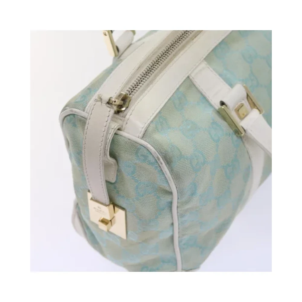 Gucci Vintage Pre-owned Canvas handbags Blue Dames