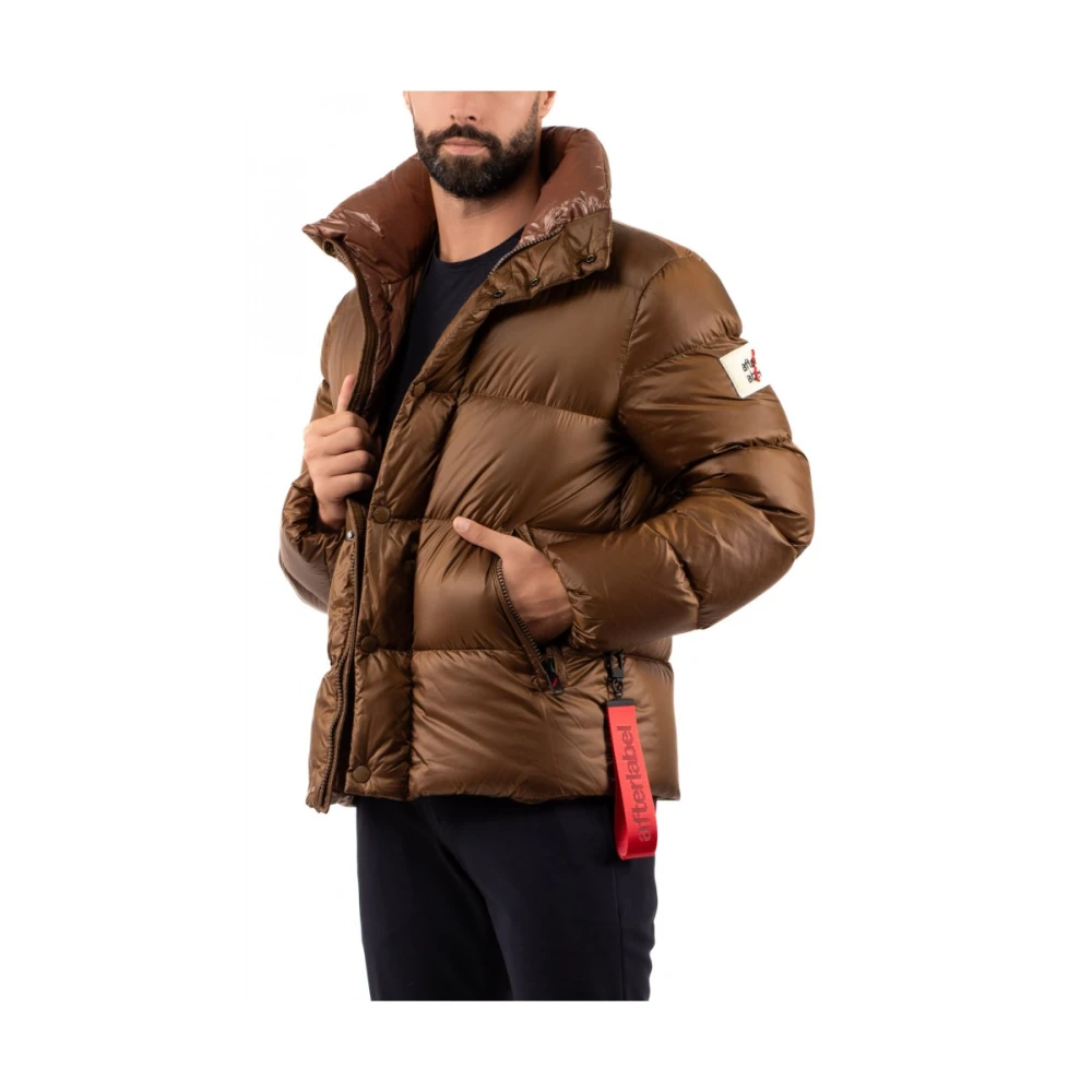 Afterlabel Stijlvolle Blouson Jas voor Heren Brown Heren