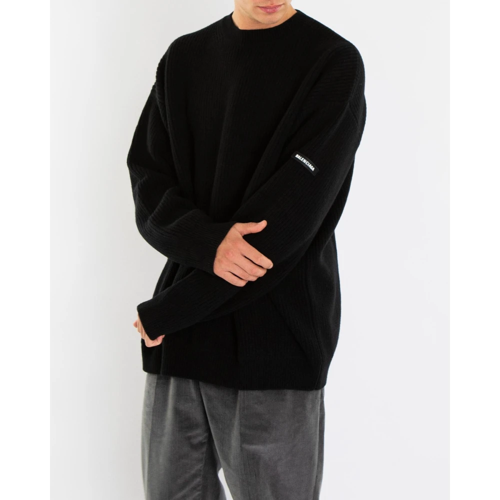 Balenciaga Crewneck Sweater voor heren Black Heren
