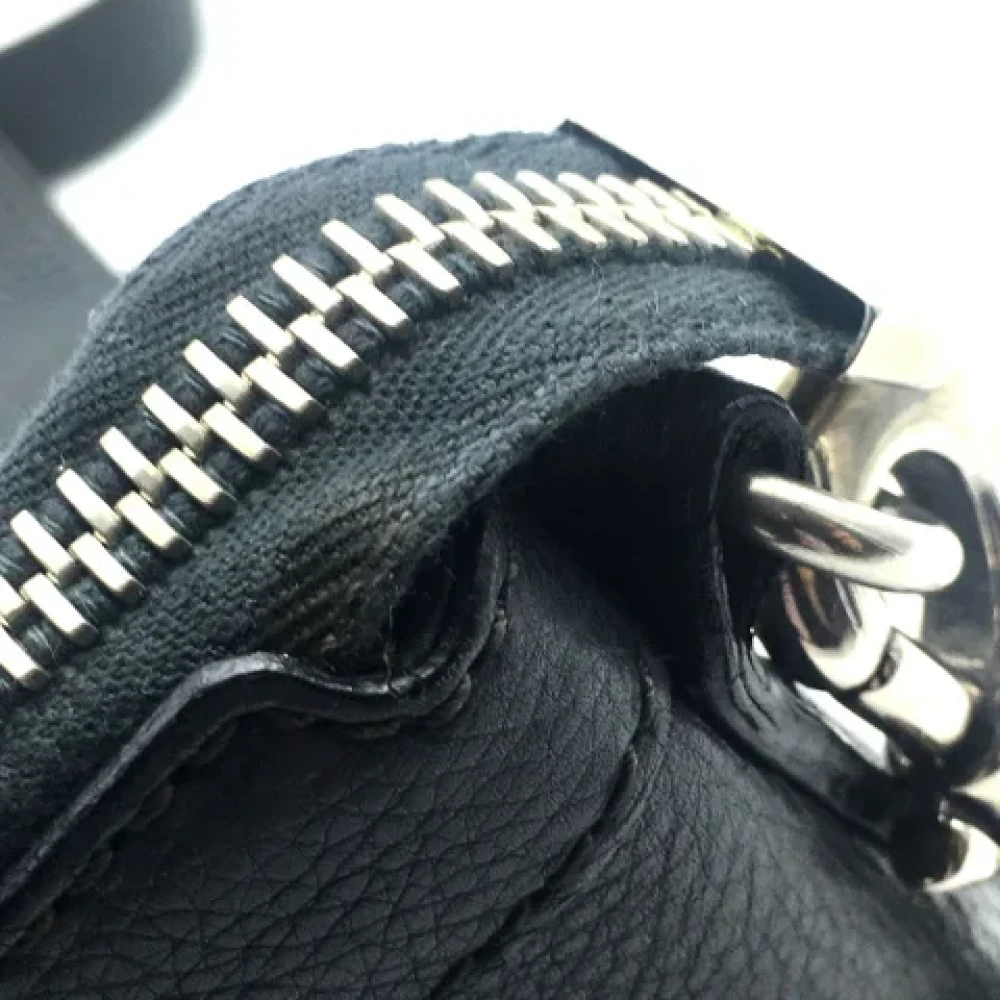 Gucci Vintage Pre-owned Leather gucci-bags Gray Heren