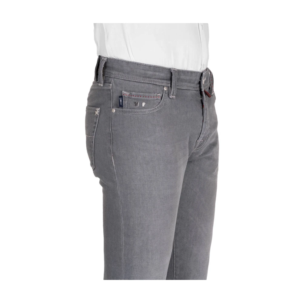 Tramarossa Herenjeans van hoge kwaliteit regular fit 5 zakken Gray Heren