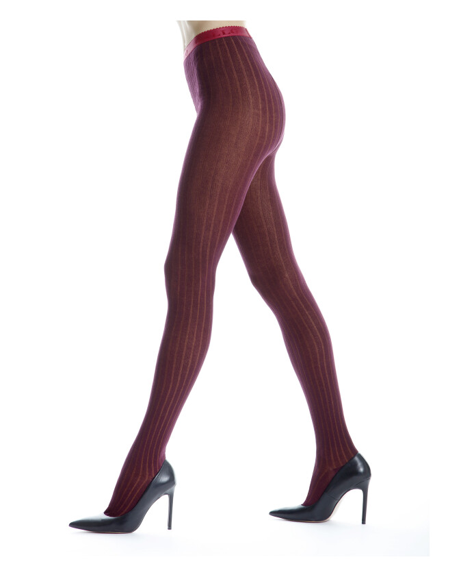collants-en-coton-bordeaux-pour-femmes-avec-cotes-plates