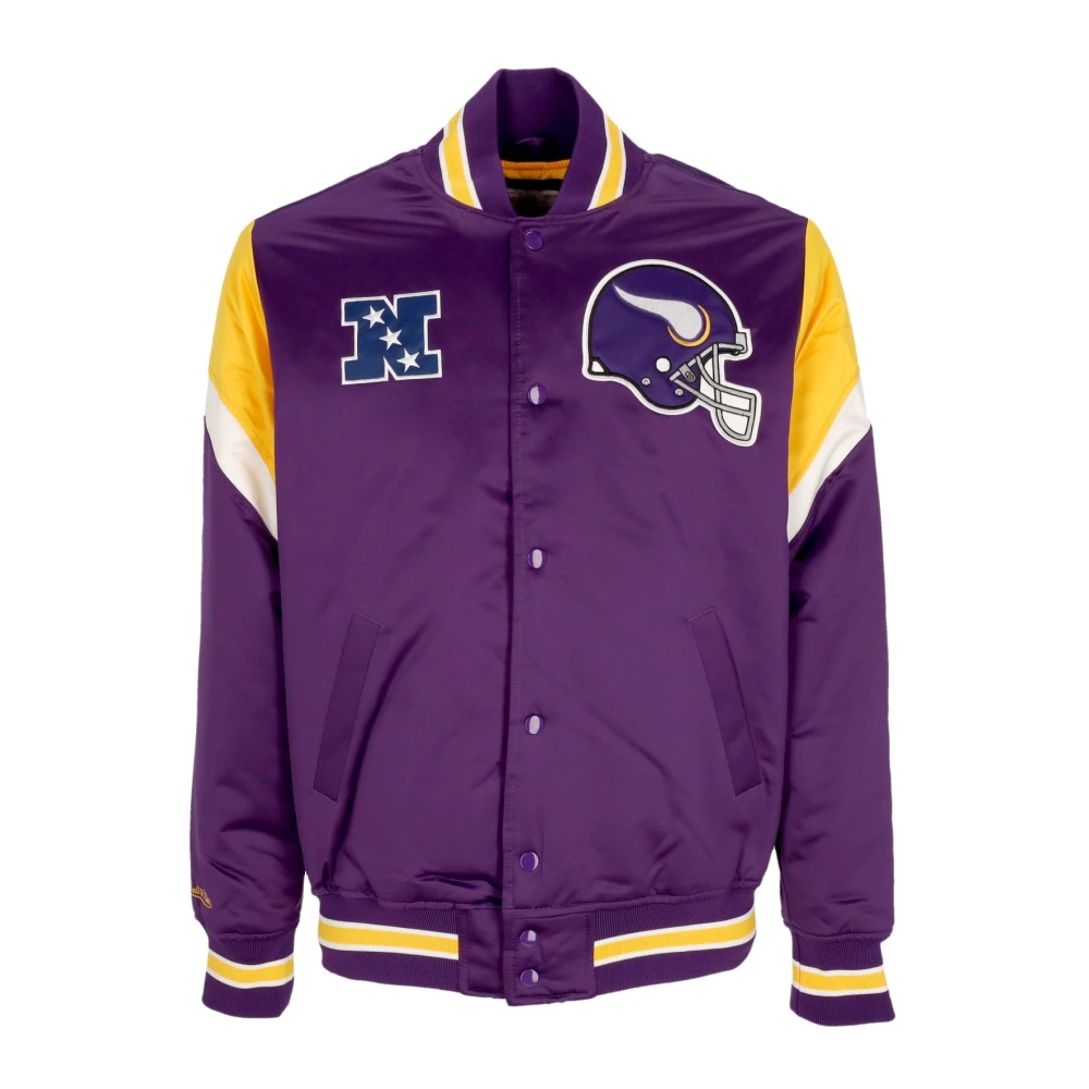 Mitchell & Ness NFL Bomberjack Minnesota Vikings Team Purple Heren