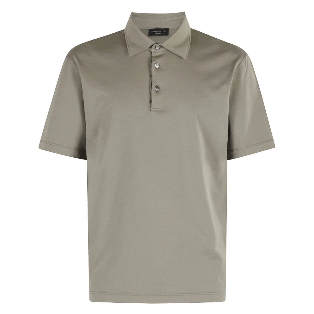 Roberto Collina Men's Green Polo - Polo Shirts - 2XL - Tops