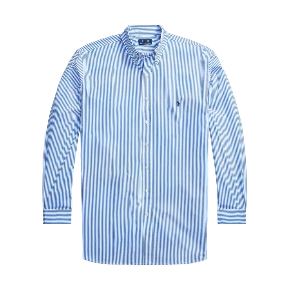 Polo Ralph Lauren Blauw Gestreept Casual Overhemd Blue Heren