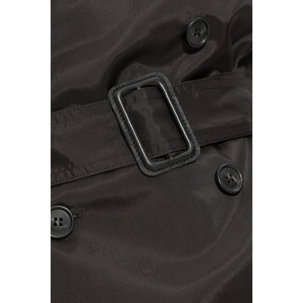MM6 Maison Margiela Trenchcoat met zakken Black Dames