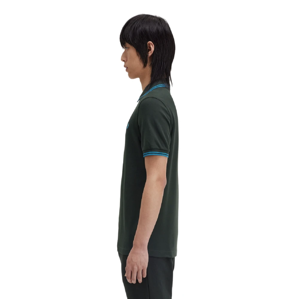 Fred Perry Groene Polo Herfst Winter Collectie Green Heren