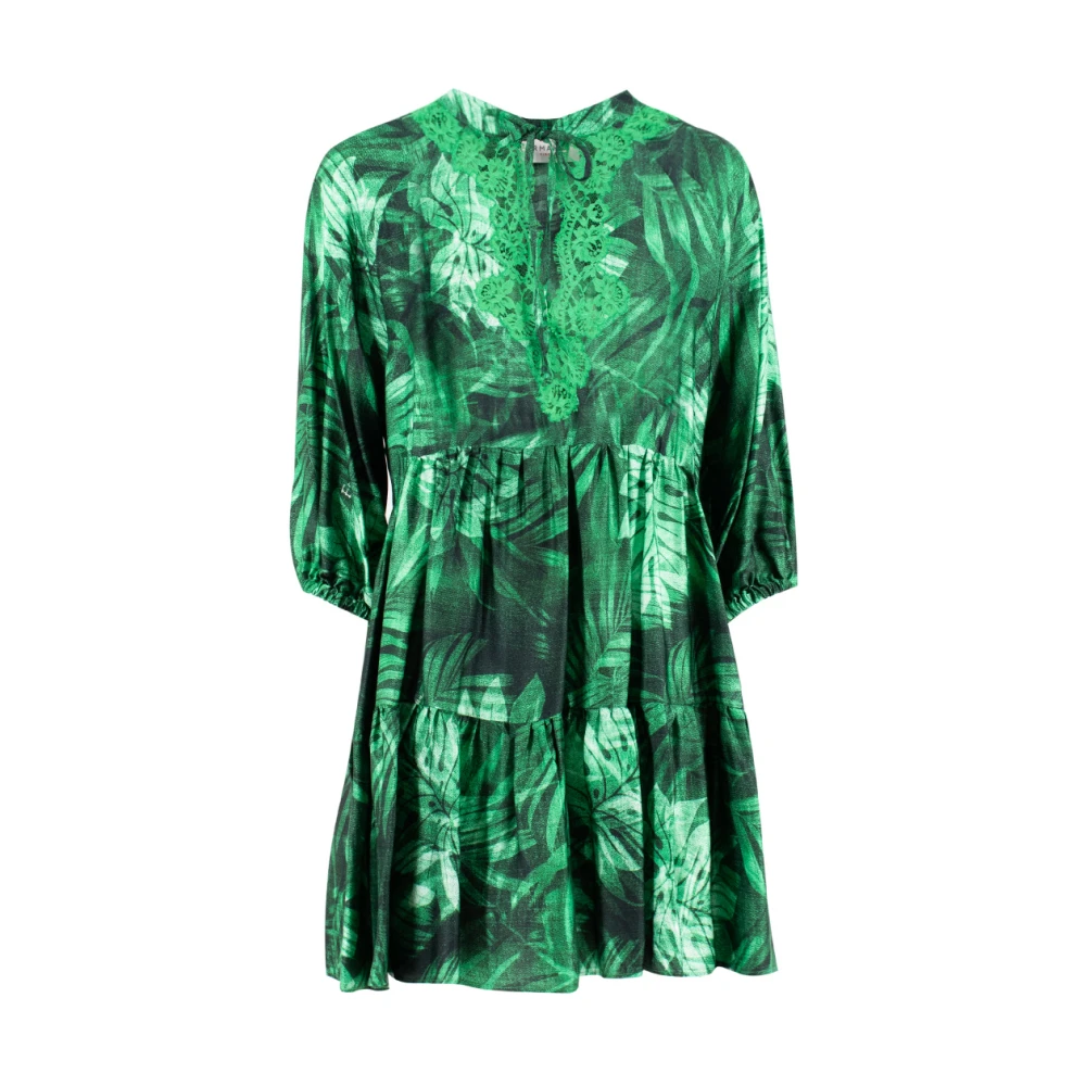 Ermanno Scervino Short Dresses Green Dames