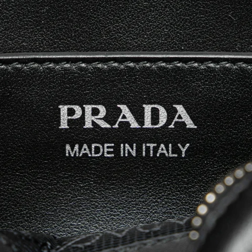 Prada Vintage Pre-owned Leather prada-bags Black Dames