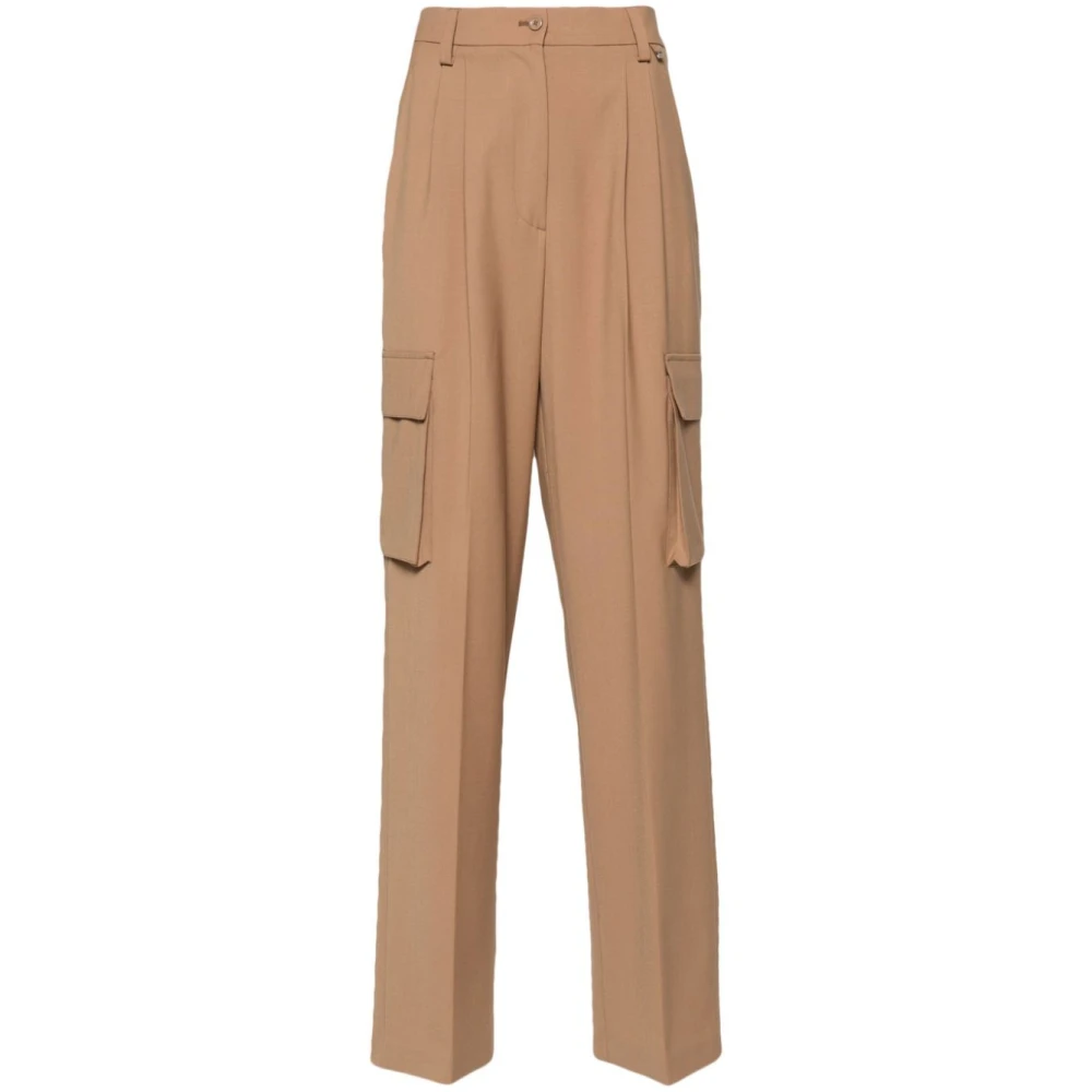 Herno Kameel Broek Brown Dames