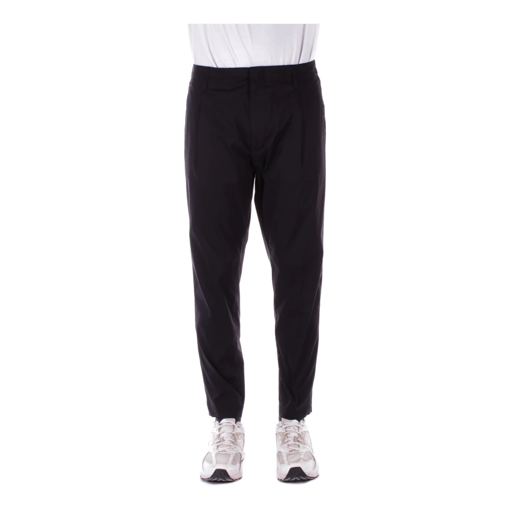 Dondup Zwarte broek met ritssluiting Black Heren