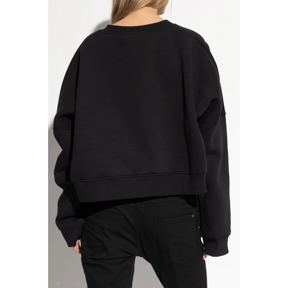 Dsquared2 Sweatshirt met logo Black Dames