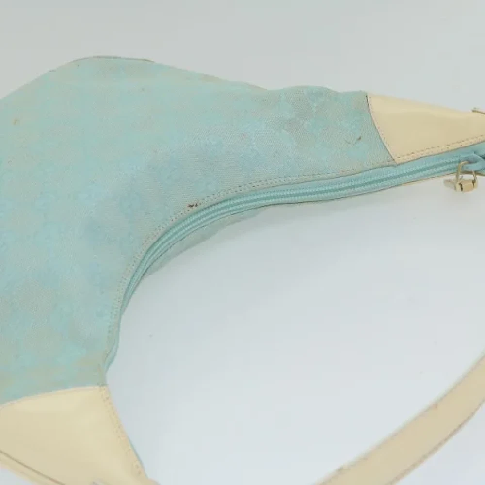 Gucci Vintage Pre-owned Canvas shoulder-bags Blue Dames