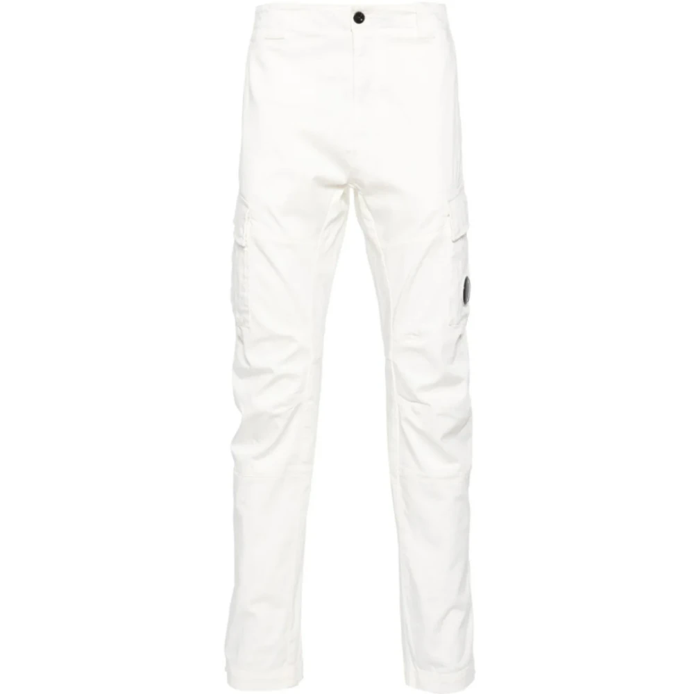 C.P. Company Tapered Trousers White Heren