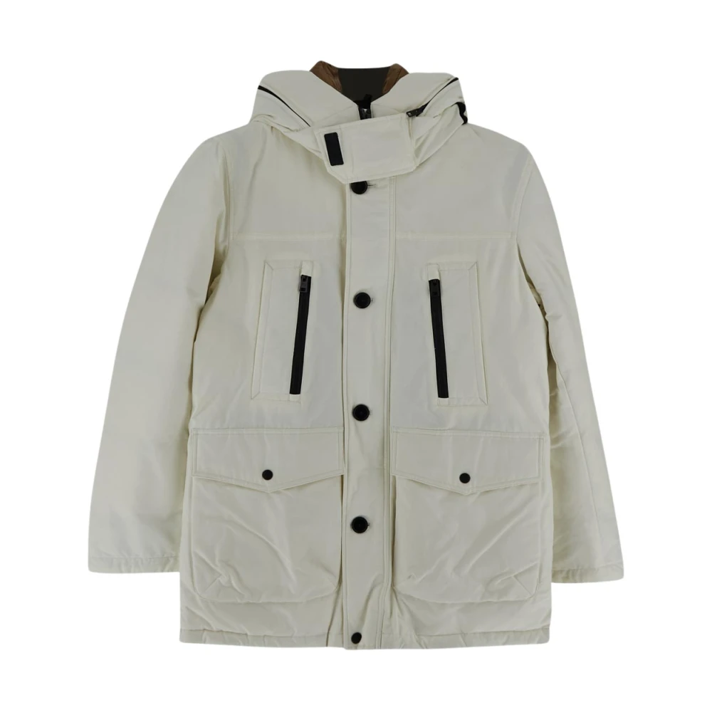 Woolrich Arctic Parka Jas van Katoen Beige Heren