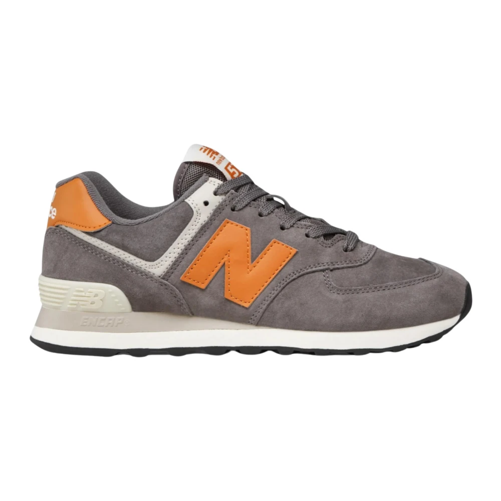 New Balance Suède Veterschoenen Rubberen Zool Heren Schoenen Grijs