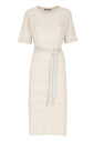 robe-beige-en-melange-coton-lurex