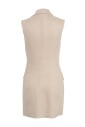 robe-mini-en-melange-de-lin-beige