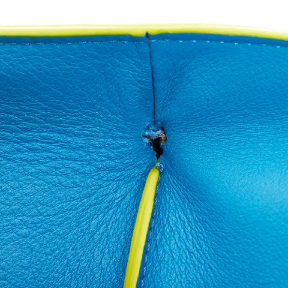 Fendi Vintage Pre-owned Leather handbags Blue Dames