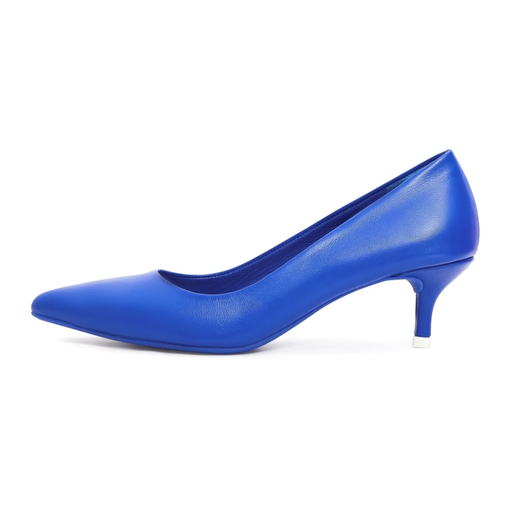 Cesare Gaspari Elegante Luxe Pumps Blauw Blue Dames