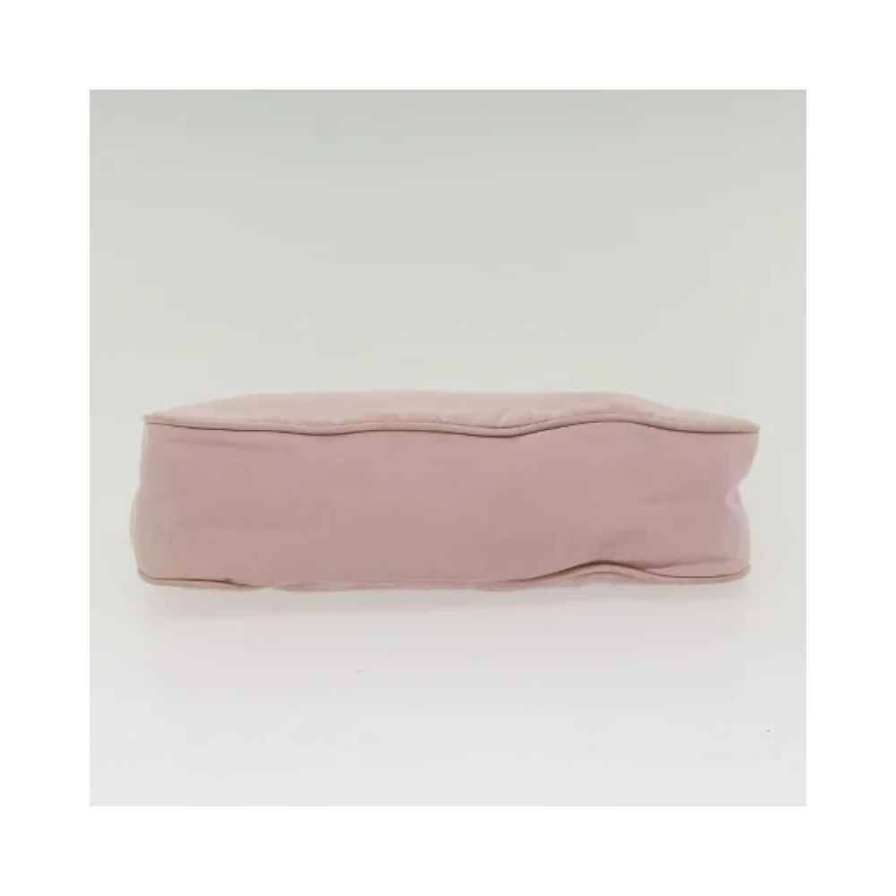 Prada Vintage Pre-owned Nylon pouches Pink Dames