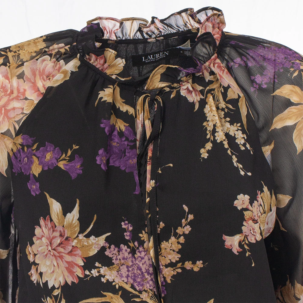 Ralph Lauren Jurk met bloemenprint Black Dames