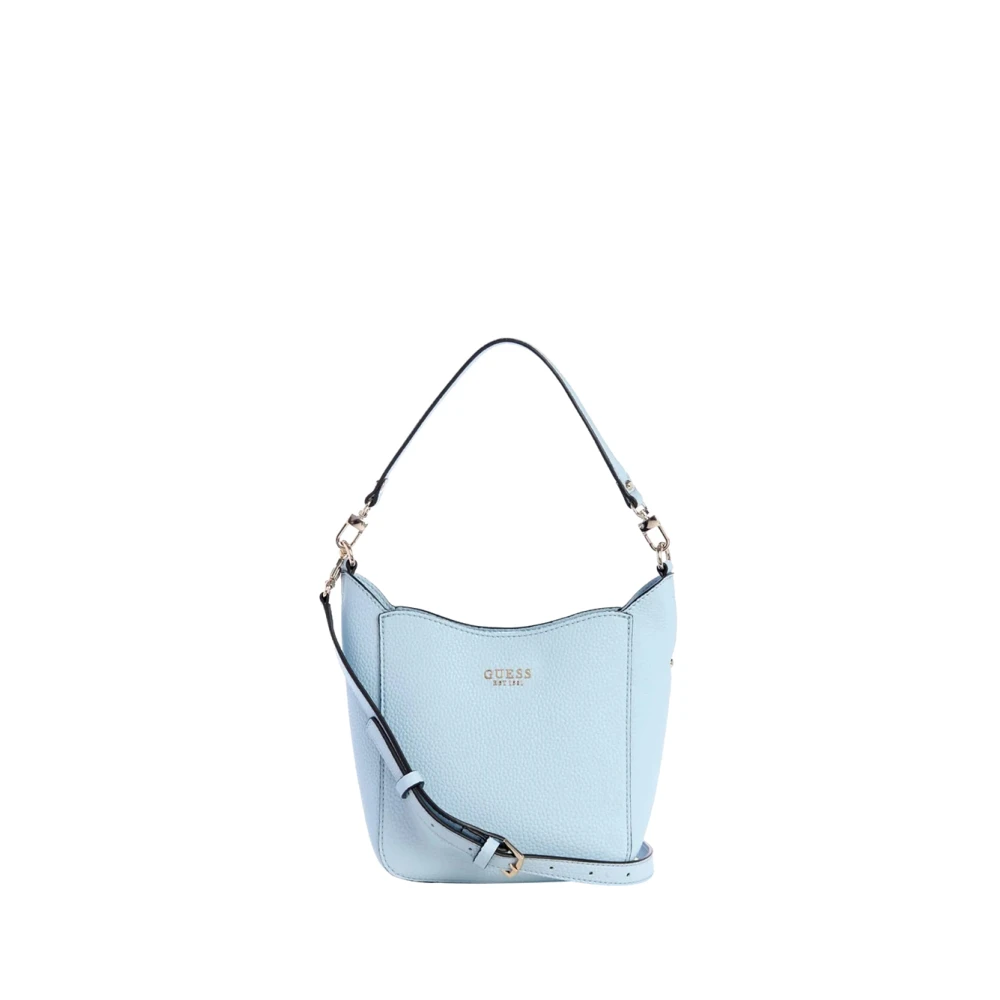 Guess Modieuze Turquoise Handtas met Gouden Details Blue Dames