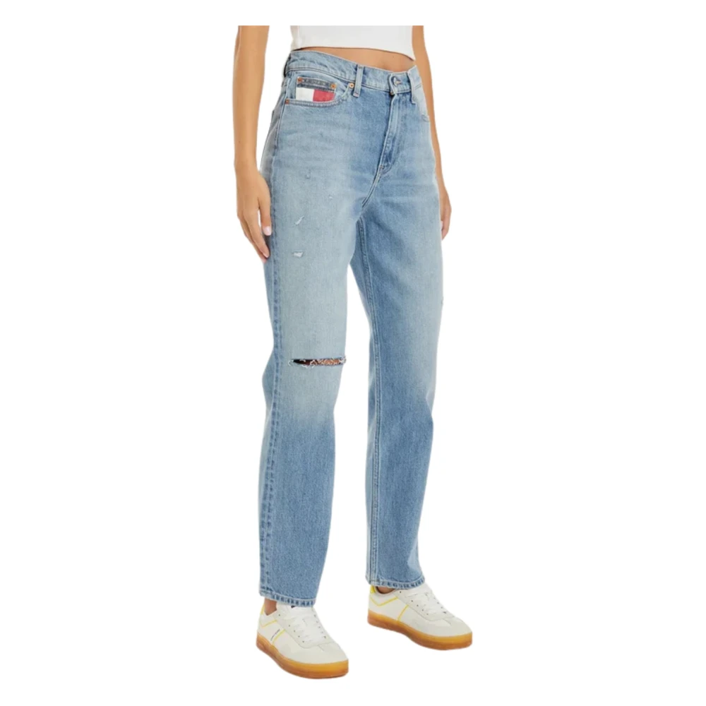 Tommy Hilfiger Denim Jeans Rak Ben Blå Blue, Dam