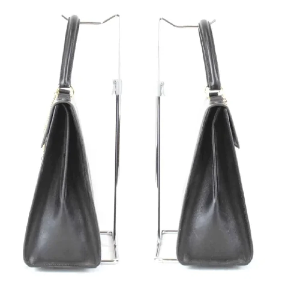 Celine Vintage Pre-owned Leather handbags Black Dames
