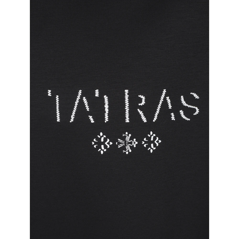 Tatras Zwarte Logo Man's T-shirt Black Heren