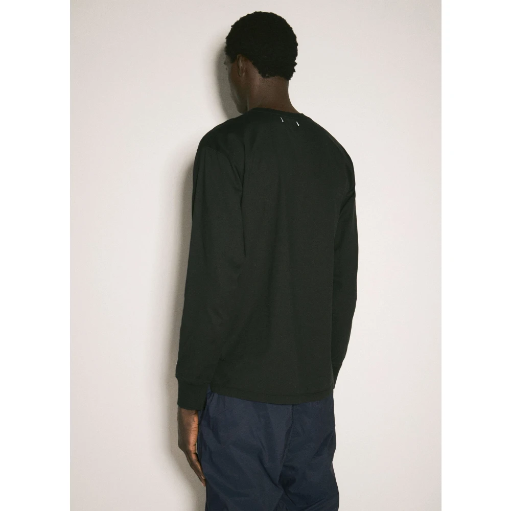 Undercover Geborduurd Katoenen Jersey Crewneck T-shirt Black Heren