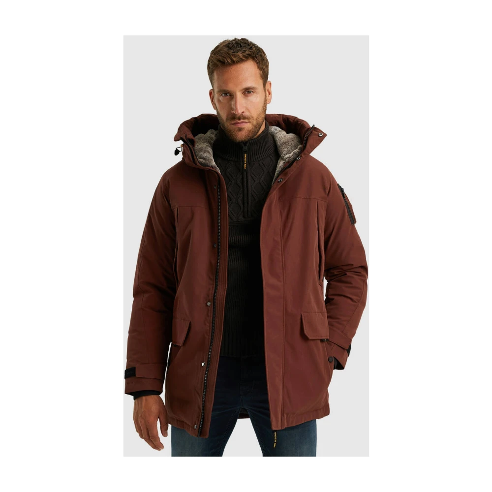 PME Legend Ice Pilot Ottoman Lange Jas Red Heren
